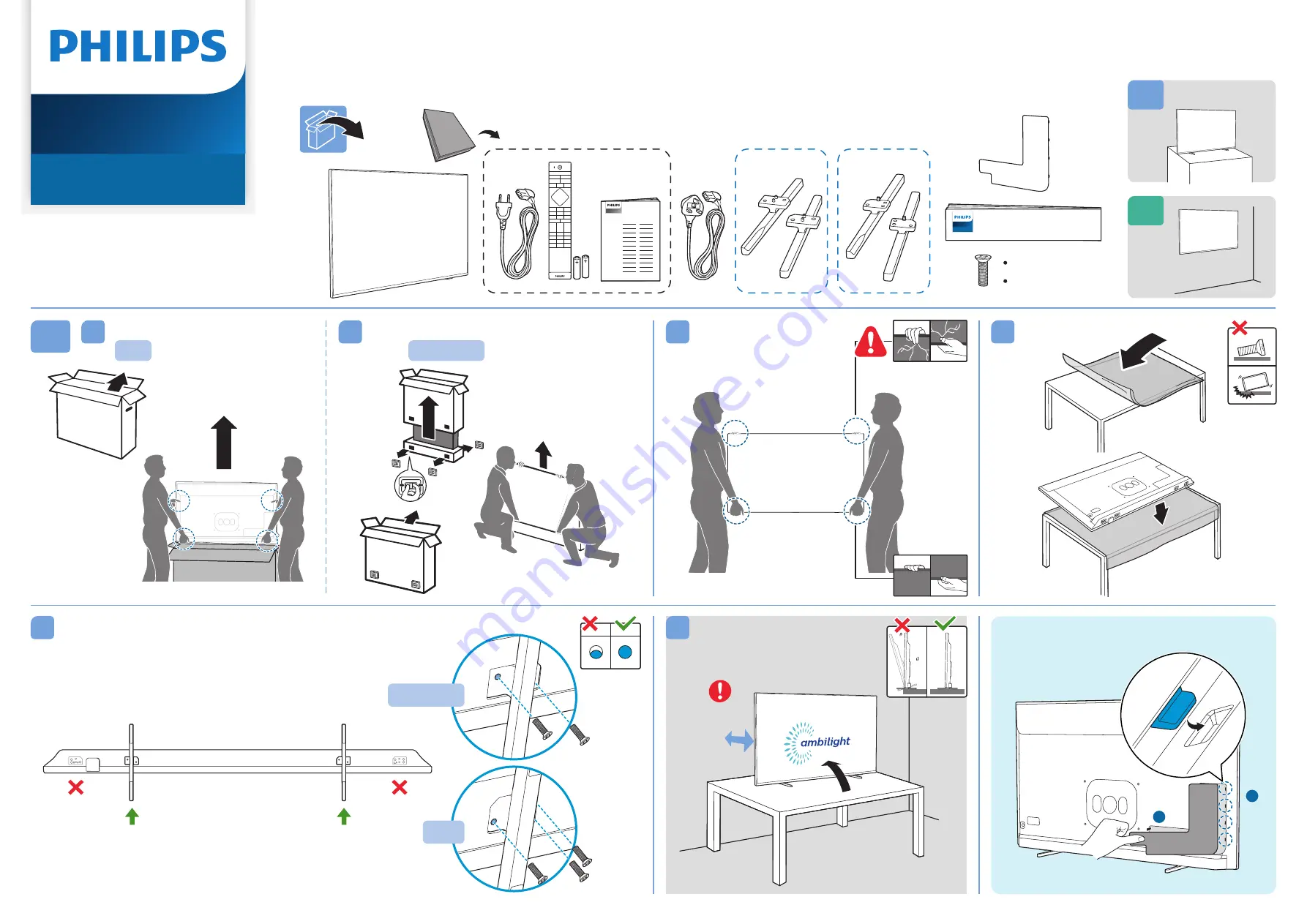 Philips 9507 Series Quick Start Manual Download Page 1