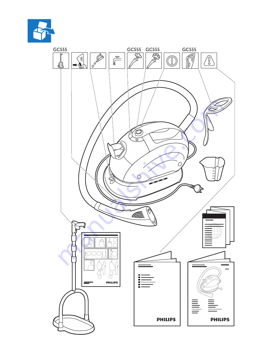 Philips Active Touch GC550 User Manual Download Page 3