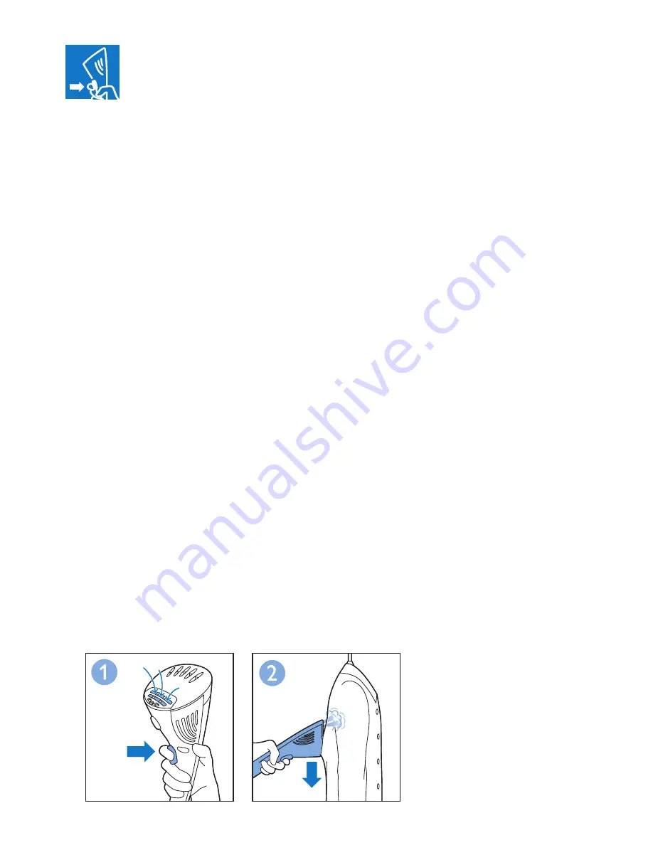 Philips Active Touch GC550 User Manual Download Page 12