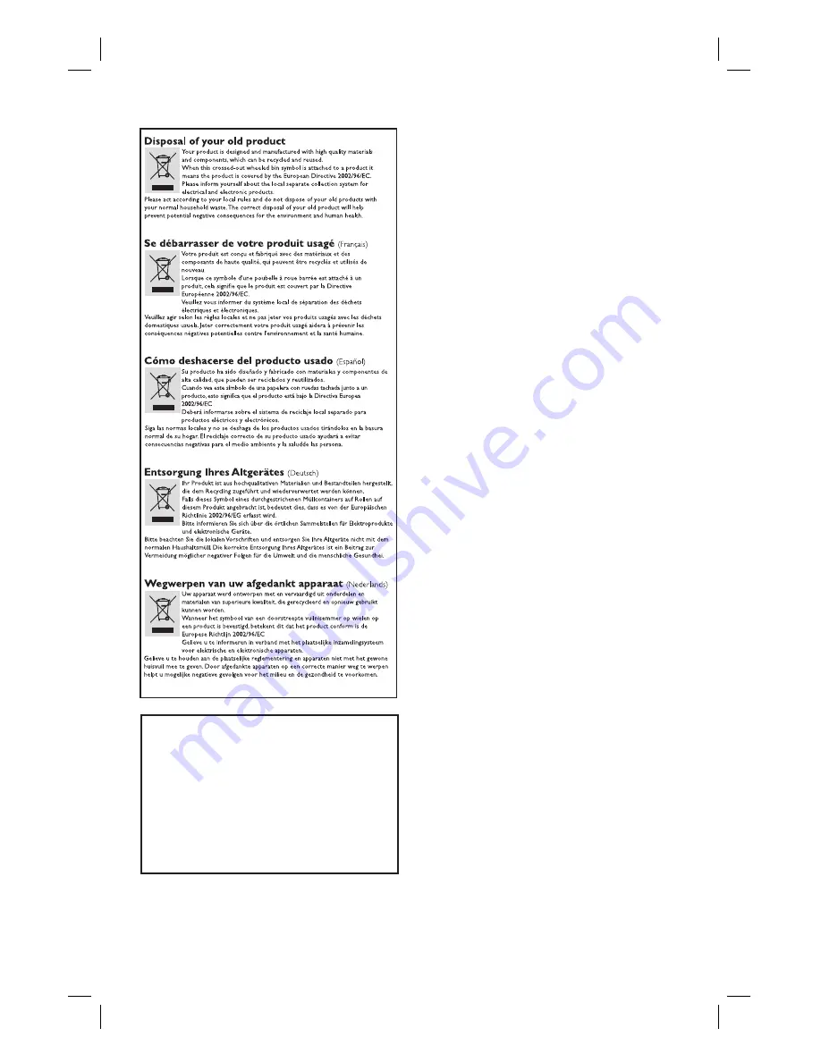 Philips ADV440/12 User Manual Download Page 4