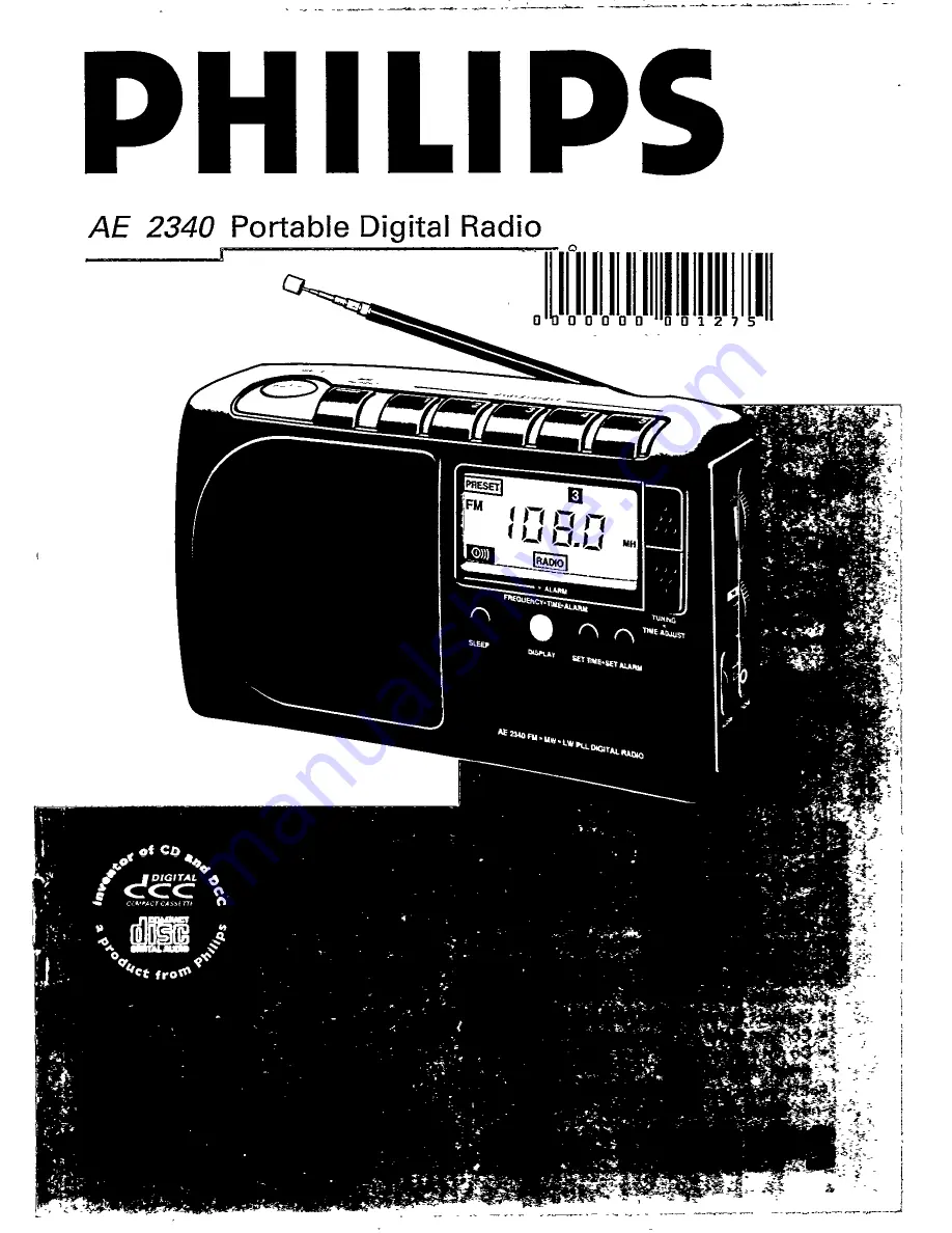 Philips AE 2340 User Manual Download Page 1