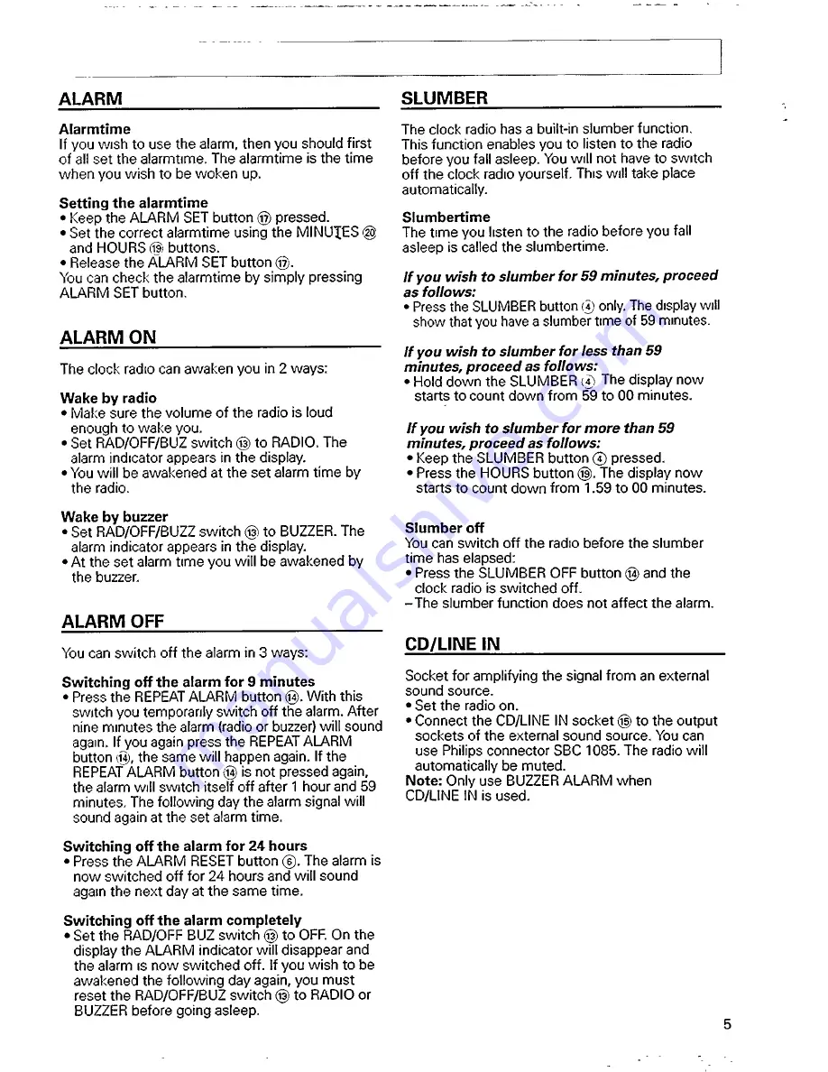 Philips AJ3710 User Manual Download Page 5