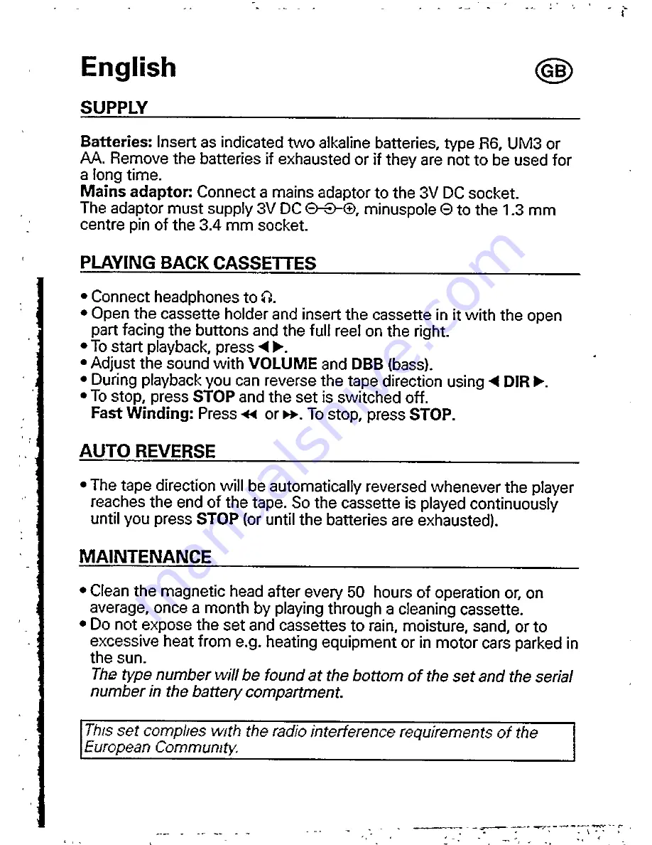 Philips AQ6422/00 User Manual Download Page 4