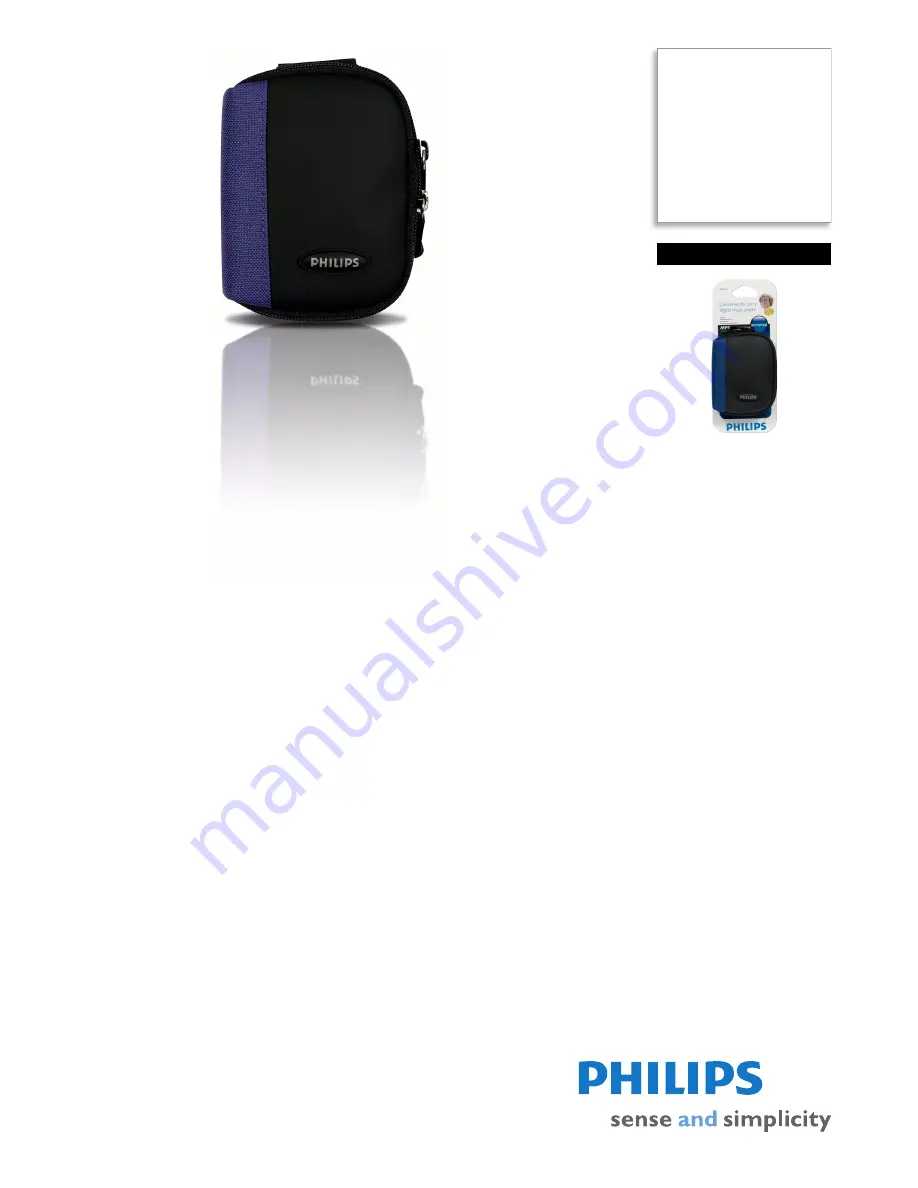 Philips ARMBAND CASE SJM2003 Specifications Download Page 1