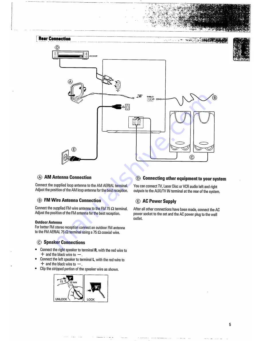 Philips AS 665C Instructions For Use Manual Download Page 5