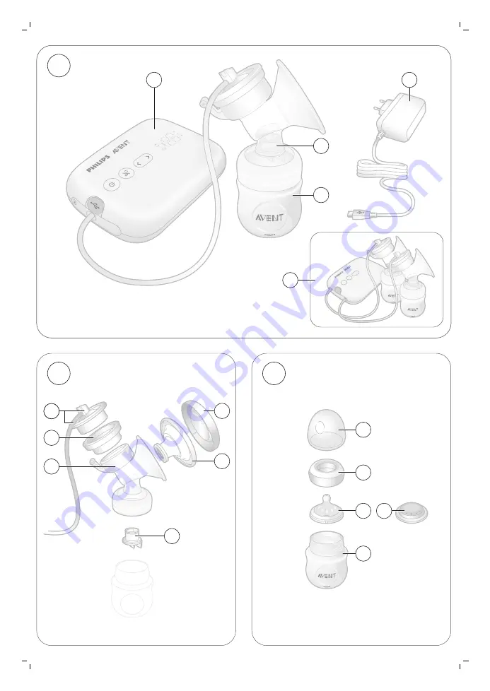 Philips Avent Premium SCF398, Avent Premium SCF396 Скачать руководство пользователя страница 3