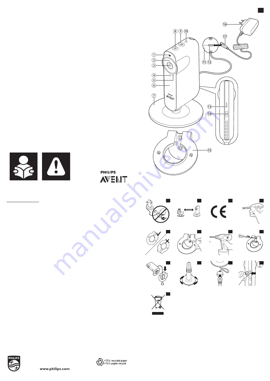 Philips AVENT SCD860/26 Скачать руководство пользователя страница 1