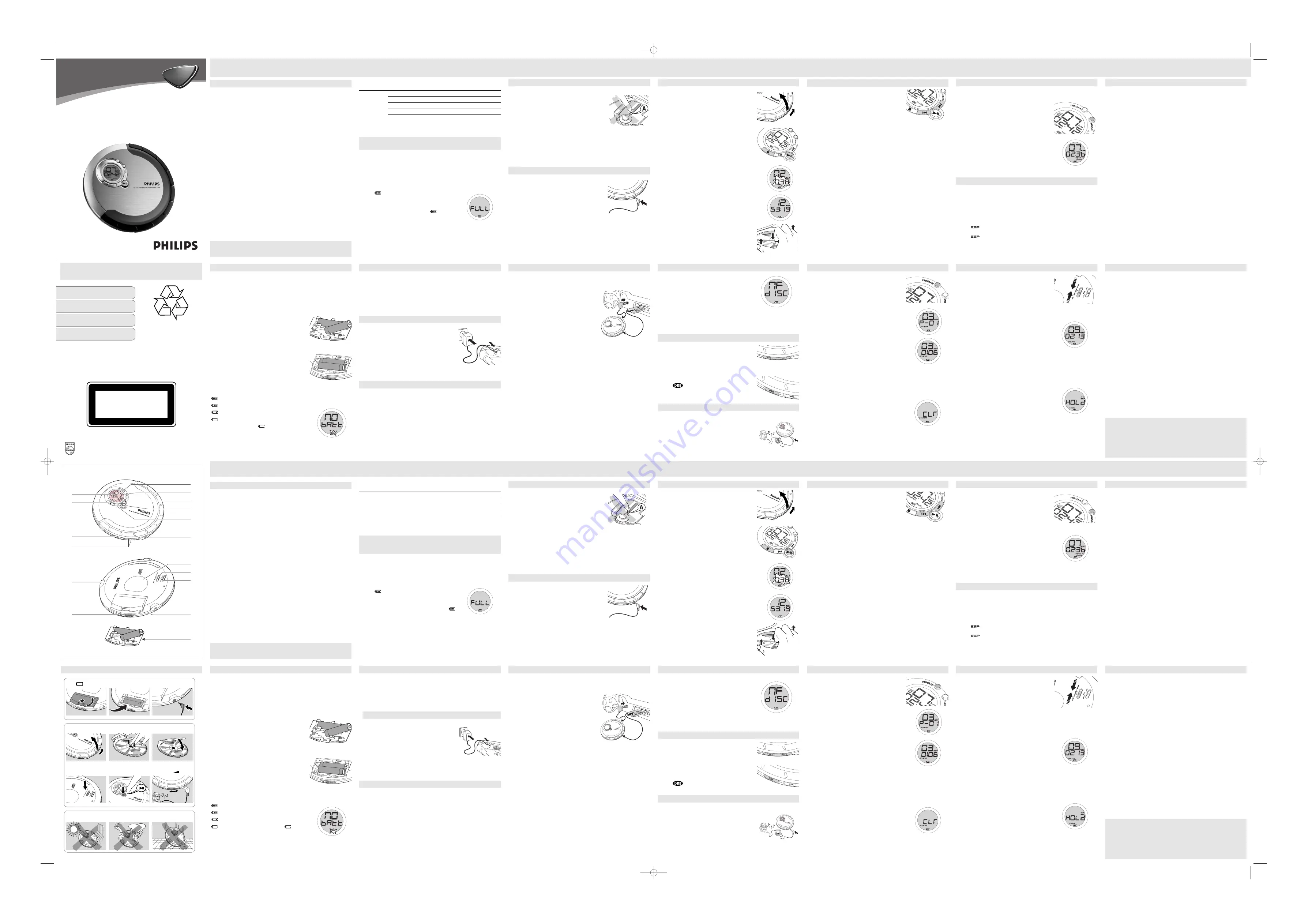 Philips AX5200 Quick Start Manual Download Page 3