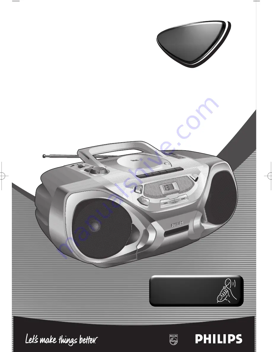 Philips AZ 1050 User Manual Download Page 1