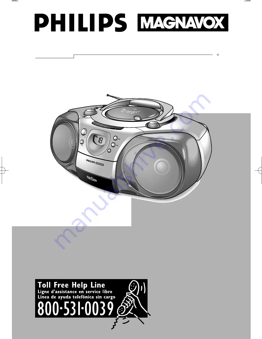 Philips AZ 2000 Owner'S Manual Download Page 1