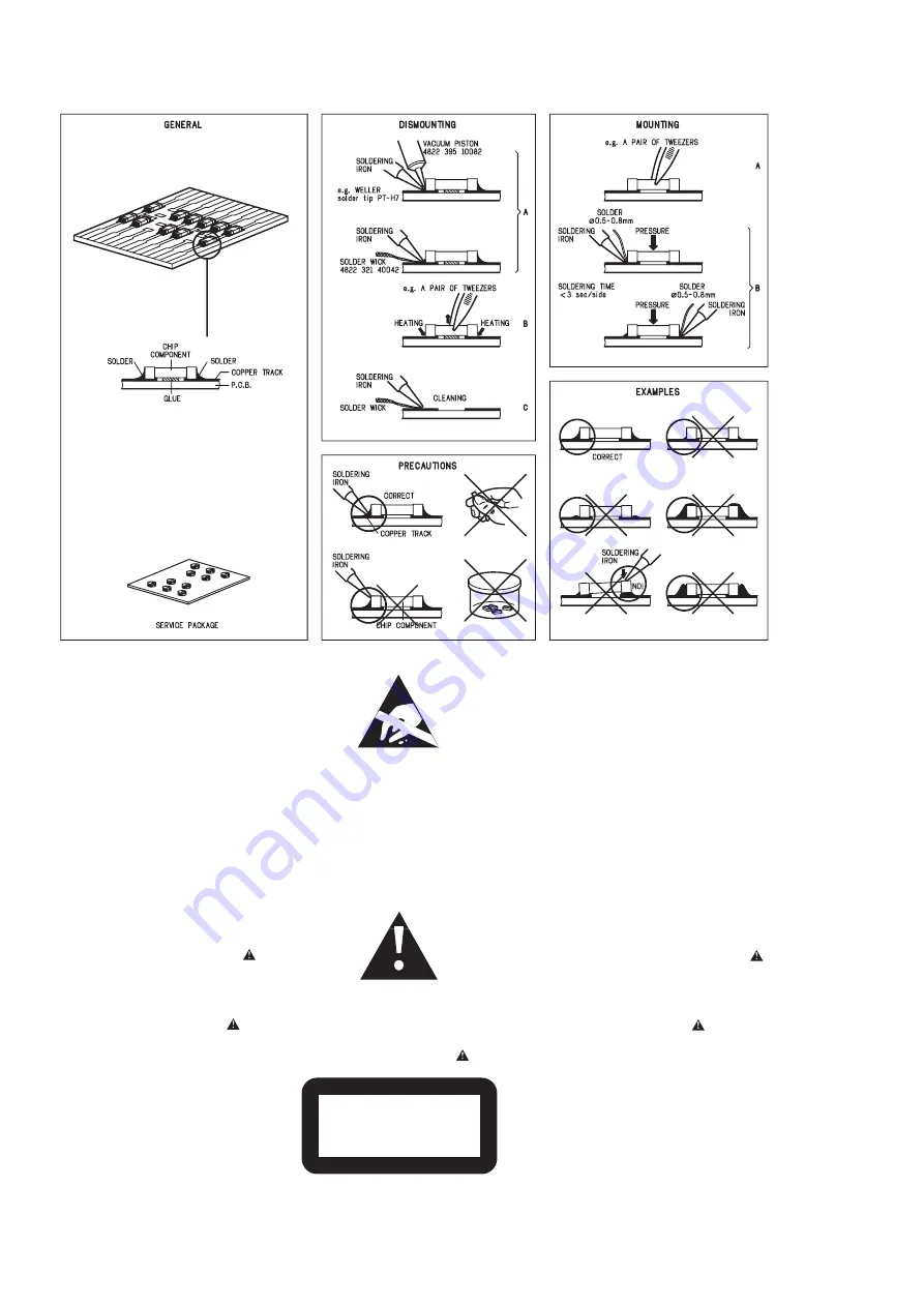 Philips AZ 3038 Service Manual Download Page 2