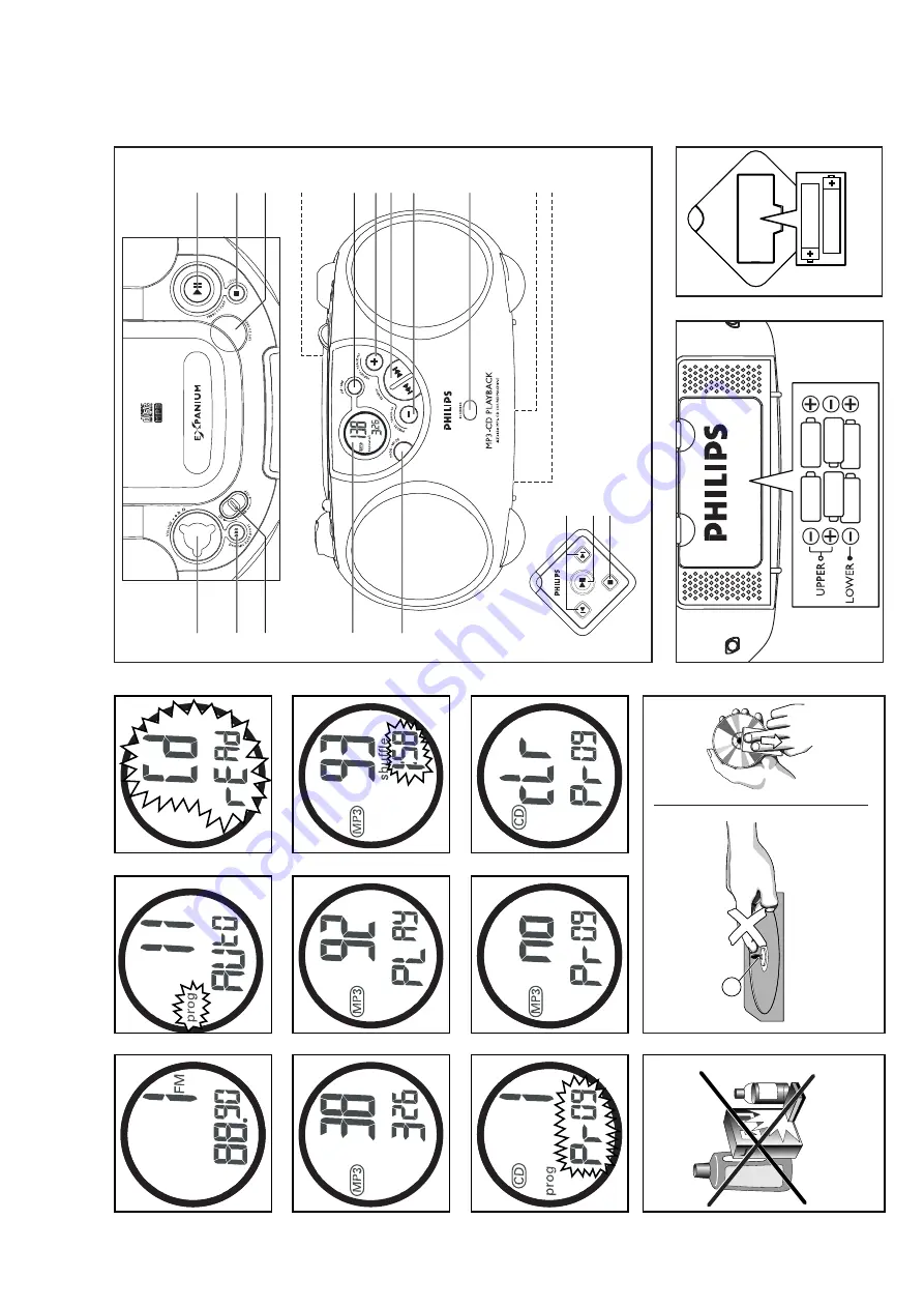 Philips AZ 3038 Service Manual Download Page 5