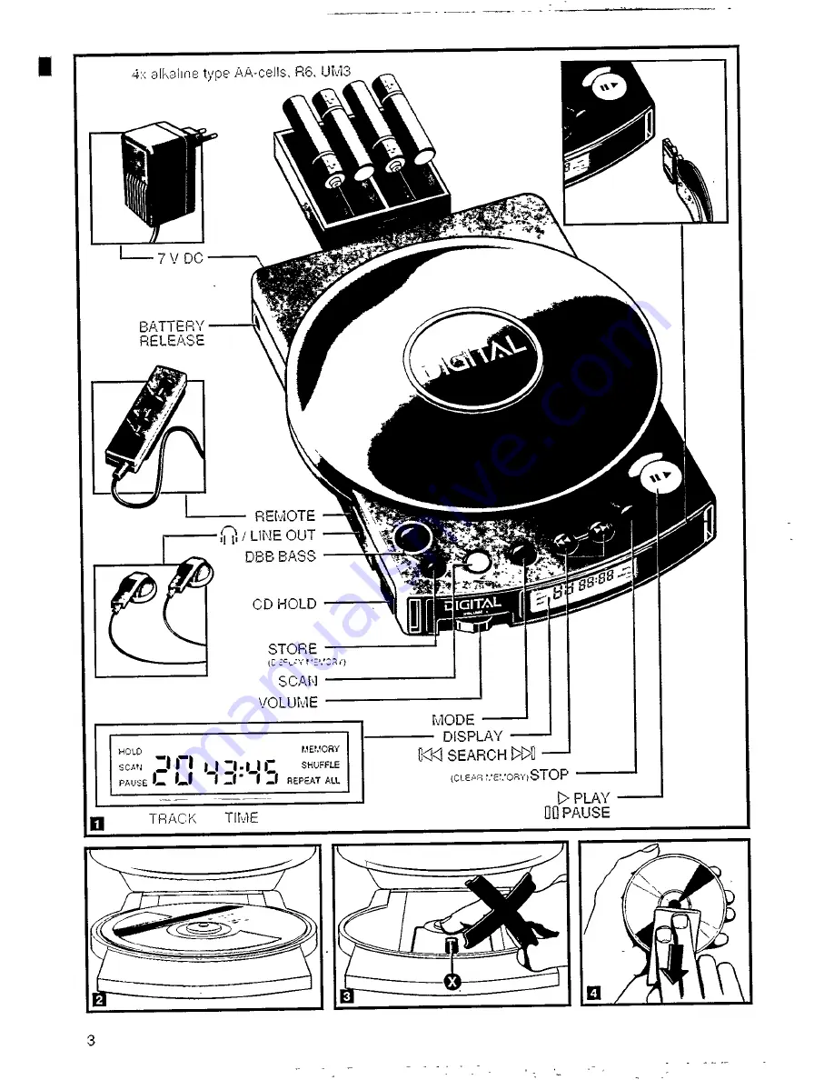 Philips AZ 6892 User Manual Download Page 3