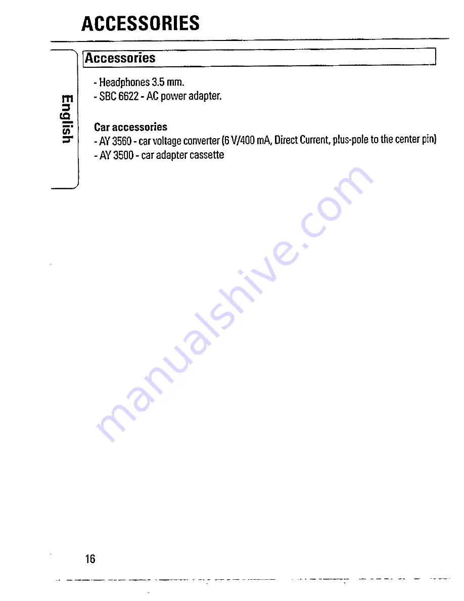 Philips AZ 7356 Owner'S Manual Download Page 16