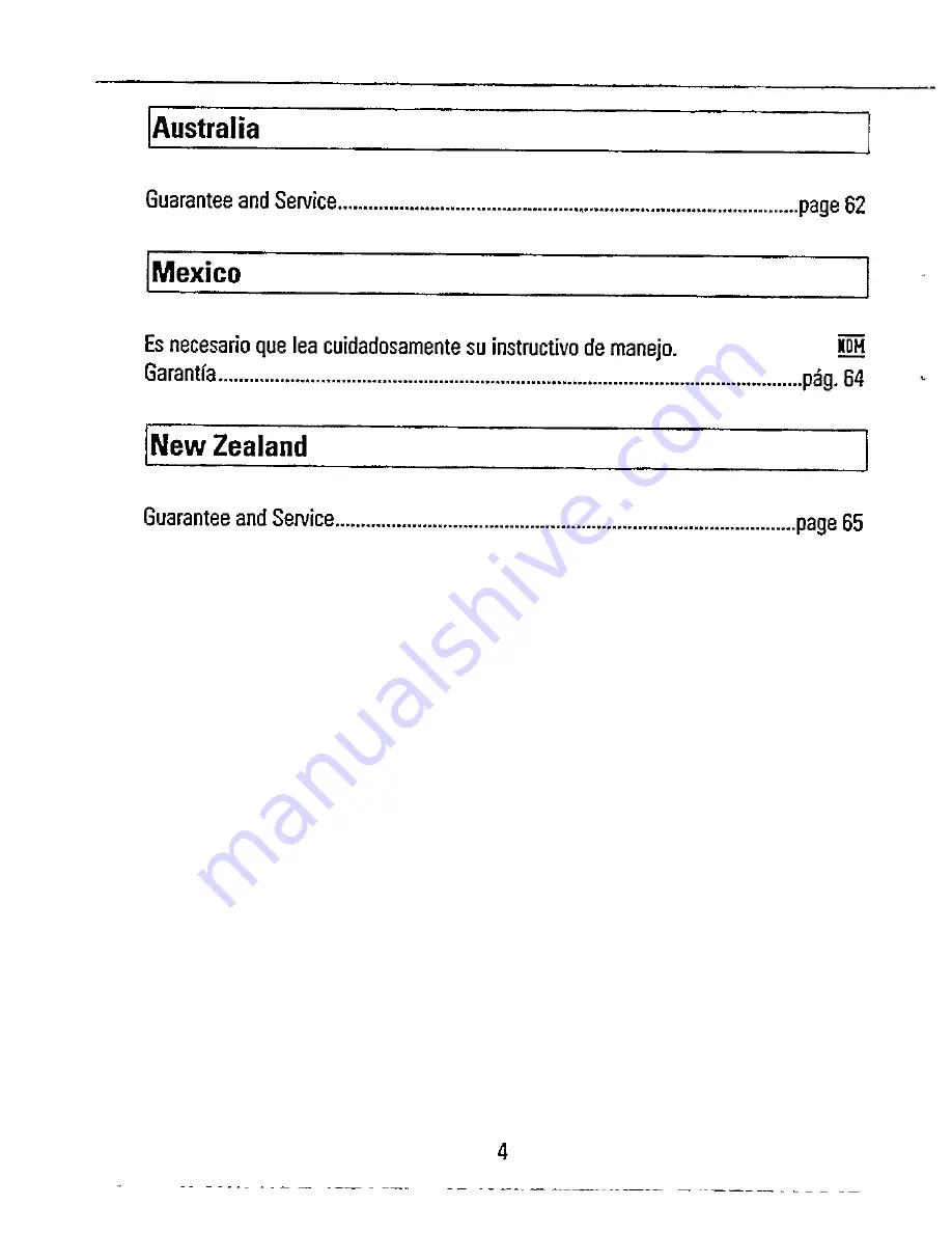 Philips AZ 7394 Instructions For Use Manual Download Page 4