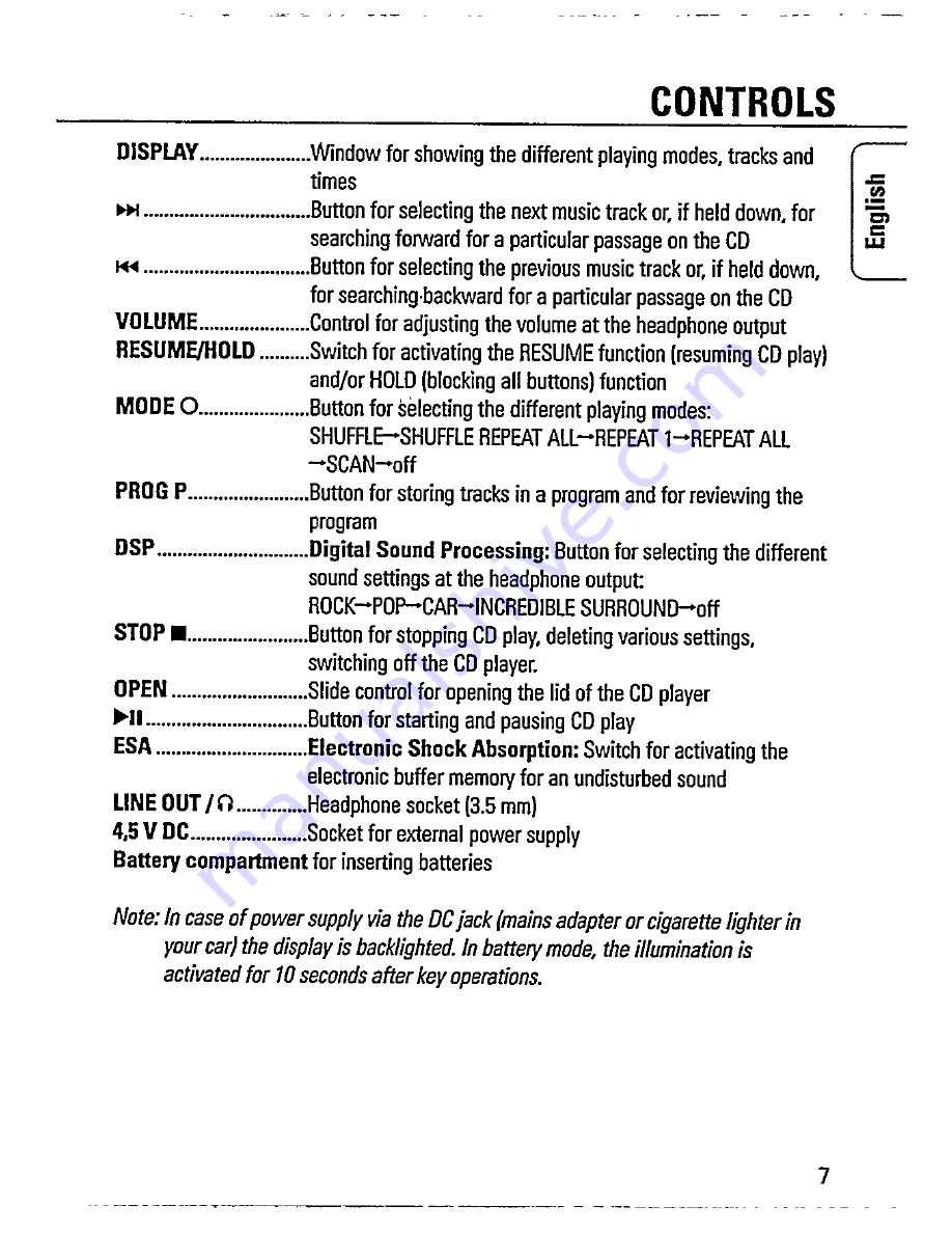 Philips AZ 7460 Instructions For Use Manual Download Page 7