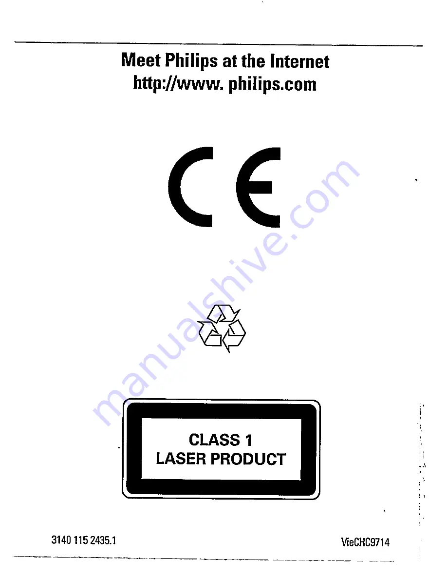 Philips AZ 7460 Instructions For Use Manual Download Page 20