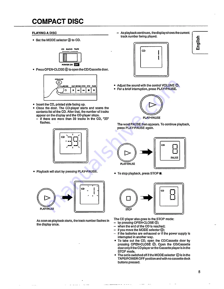 Philips AZ 8040 Manual Download Page 5