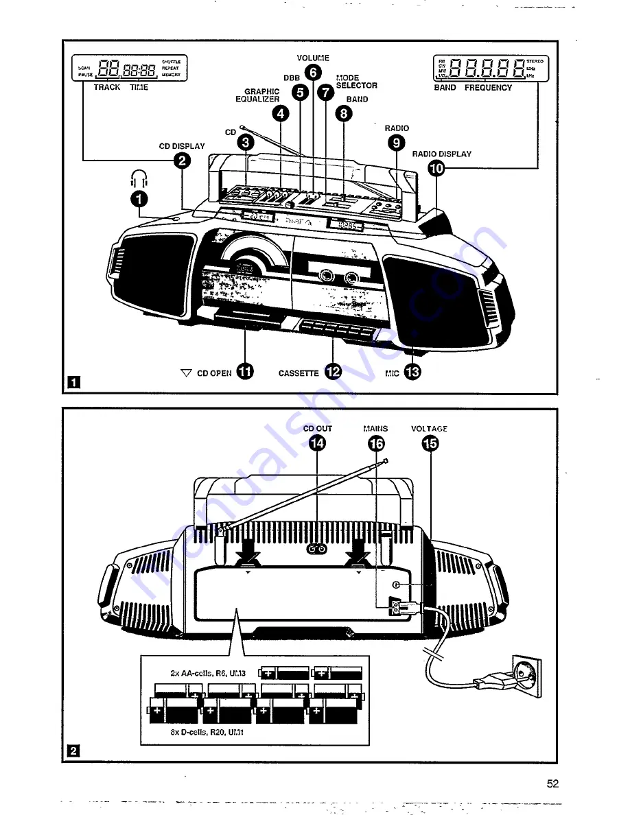 Philips AZ 8290 User Manual Download Page 10