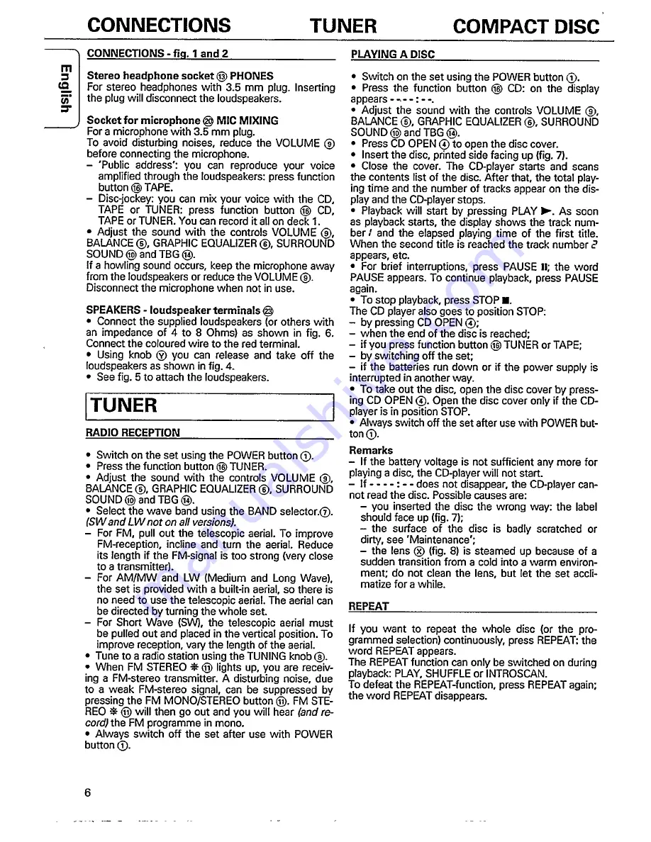 Philips AZ 9610 User Manual Download Page 6