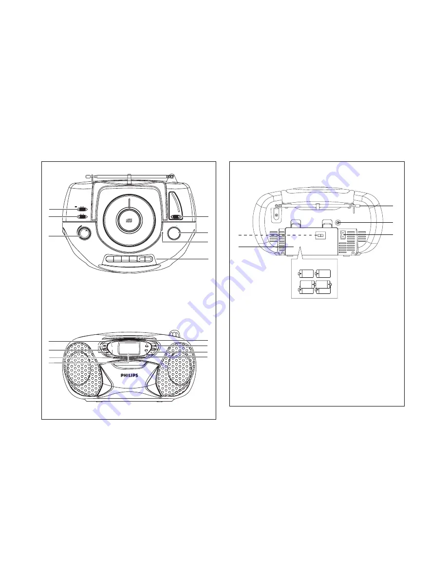 Philips AZ1016 Скачать руководство пользователя страница 2