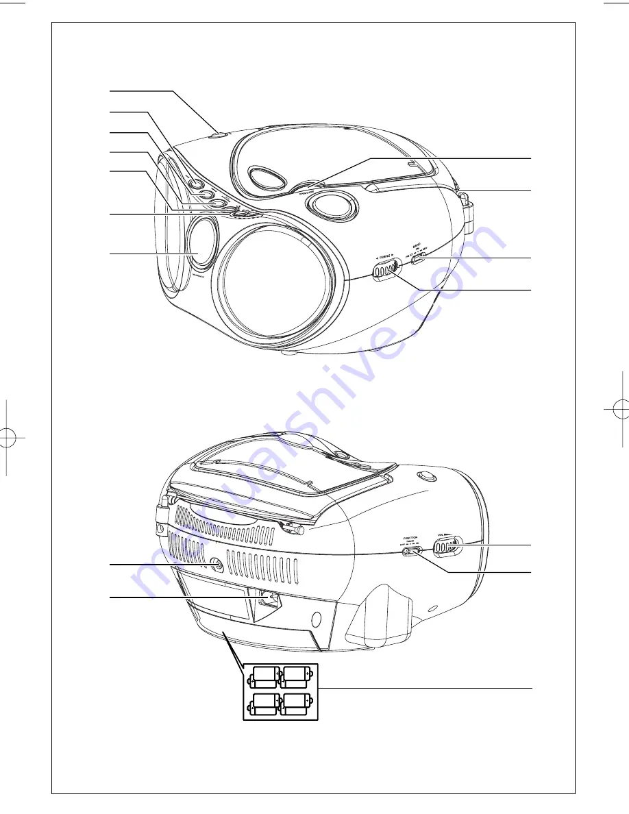 Philips AZ1024 User Manual Download Page 2