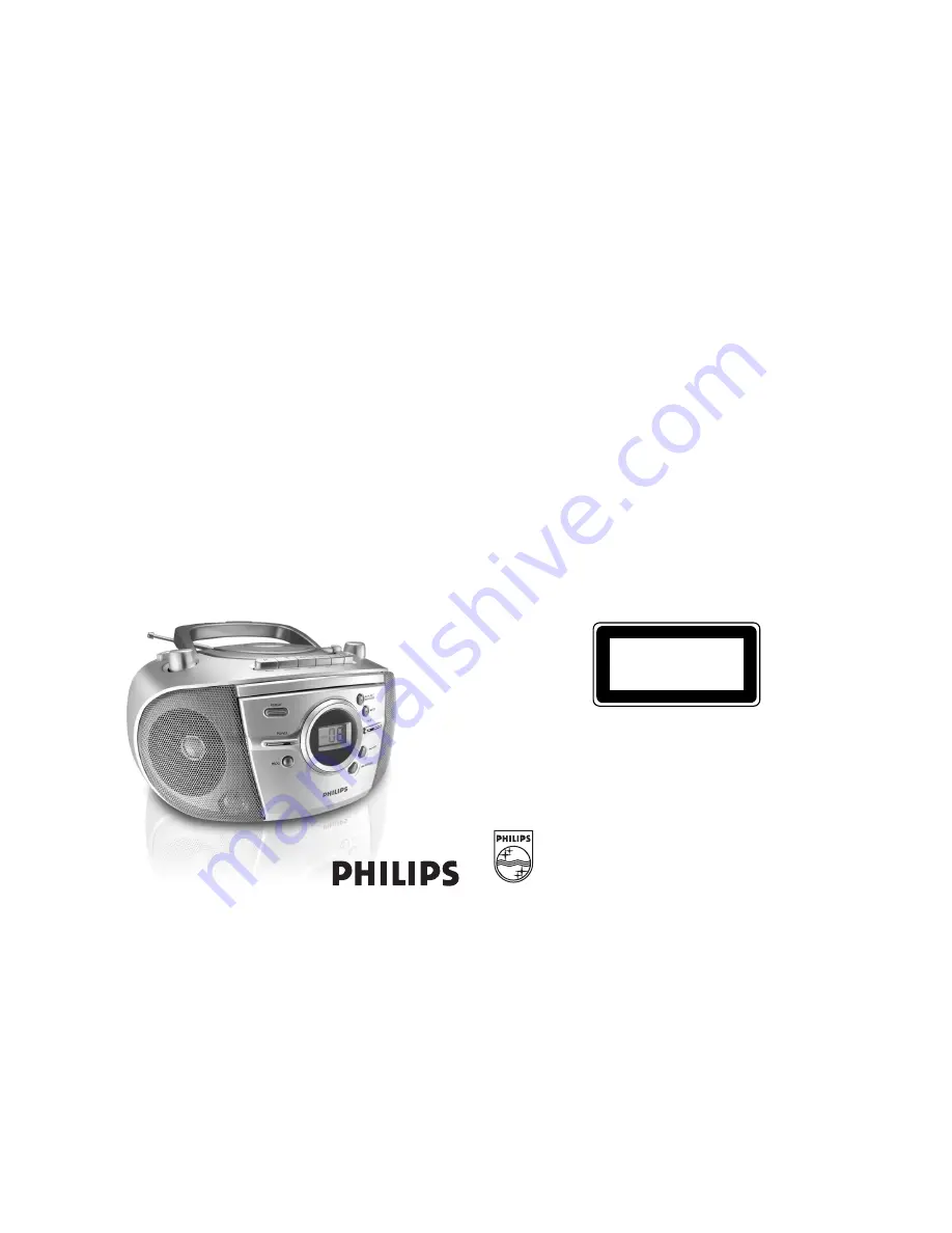 Philips AZ1031/05 User Manual Download Page 1