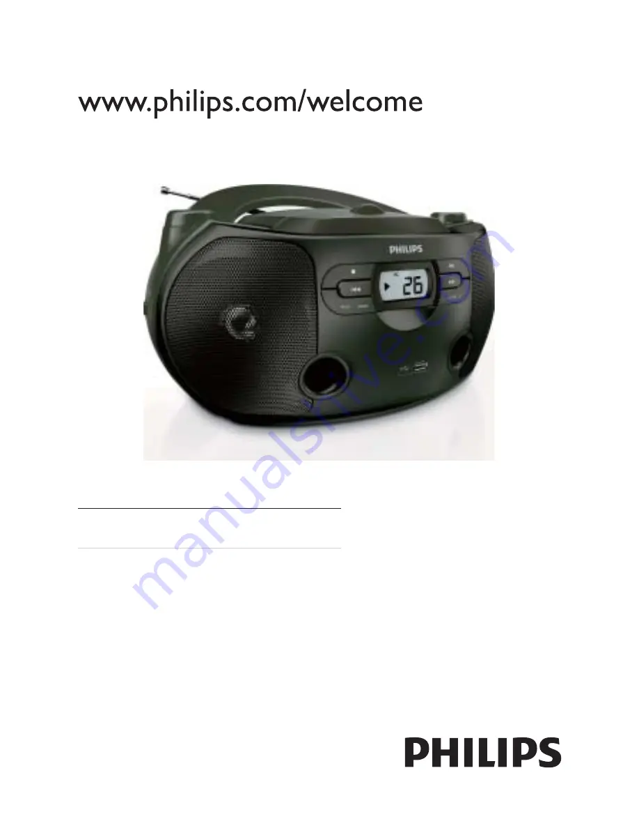 Philips AZ1048 User Manual Download Page 1