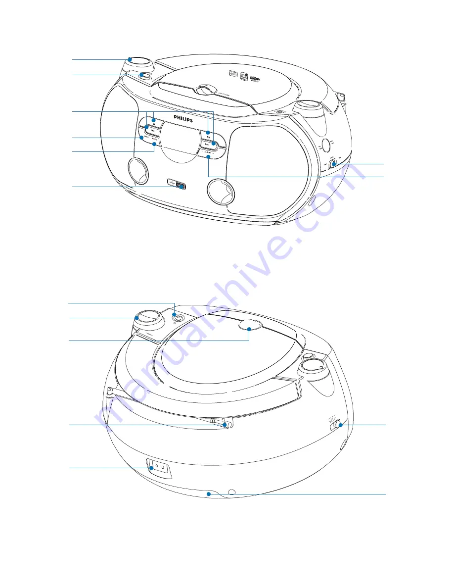 Philips AZ1048 User Manual Download Page 2