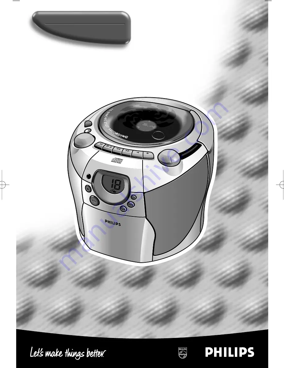 Philips AZ1120 User Manual Download Page 1