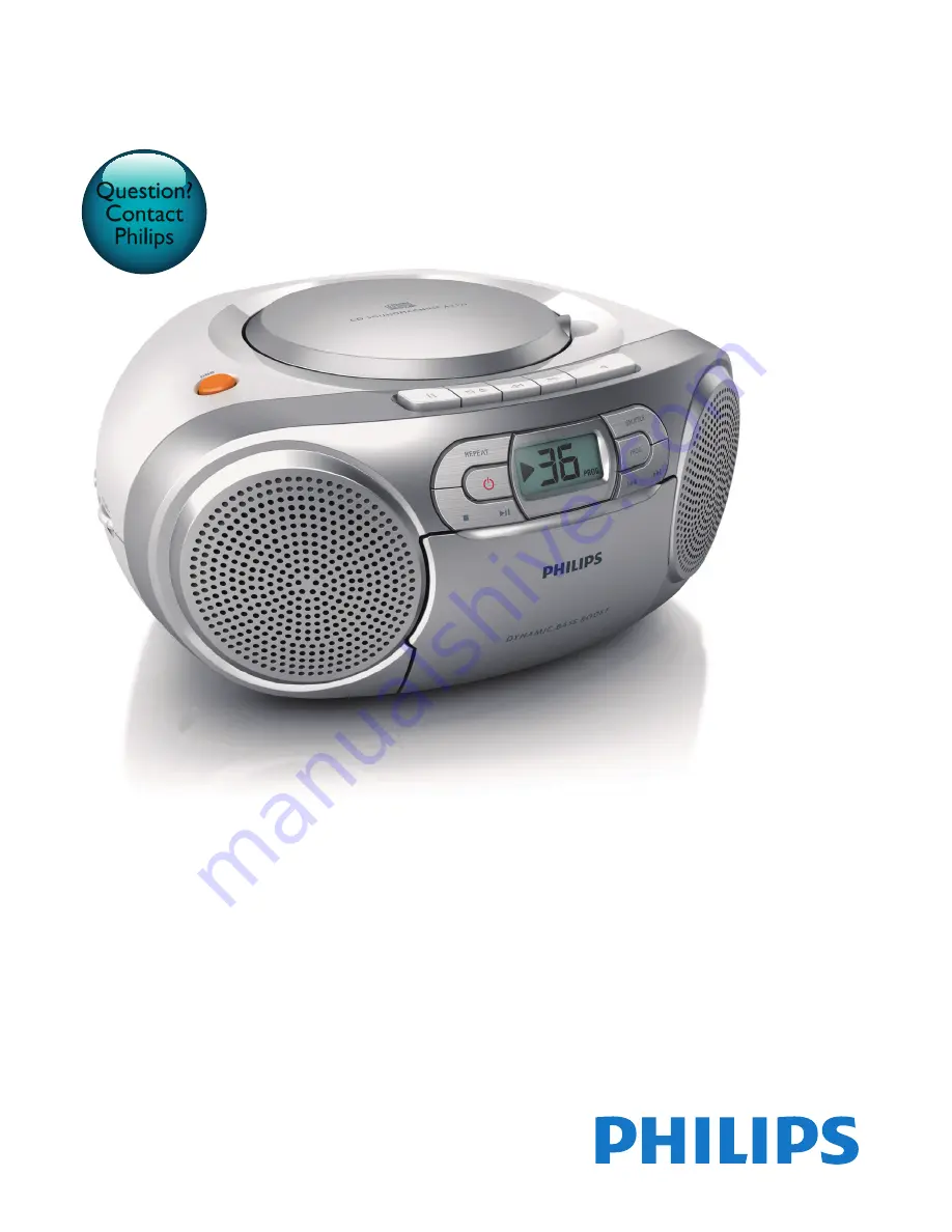 Philips AZ127 Скачать руководство пользователя страница 1