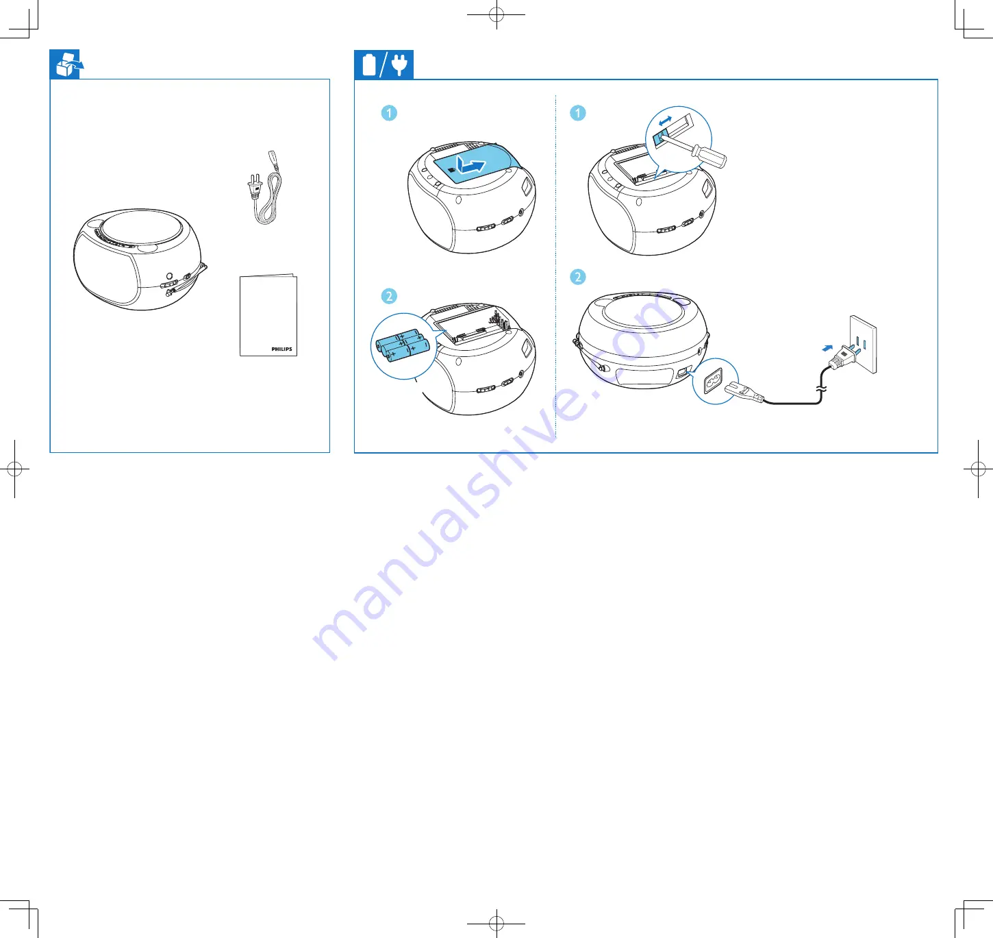 Philips AZ300 User Manual Download Page 3