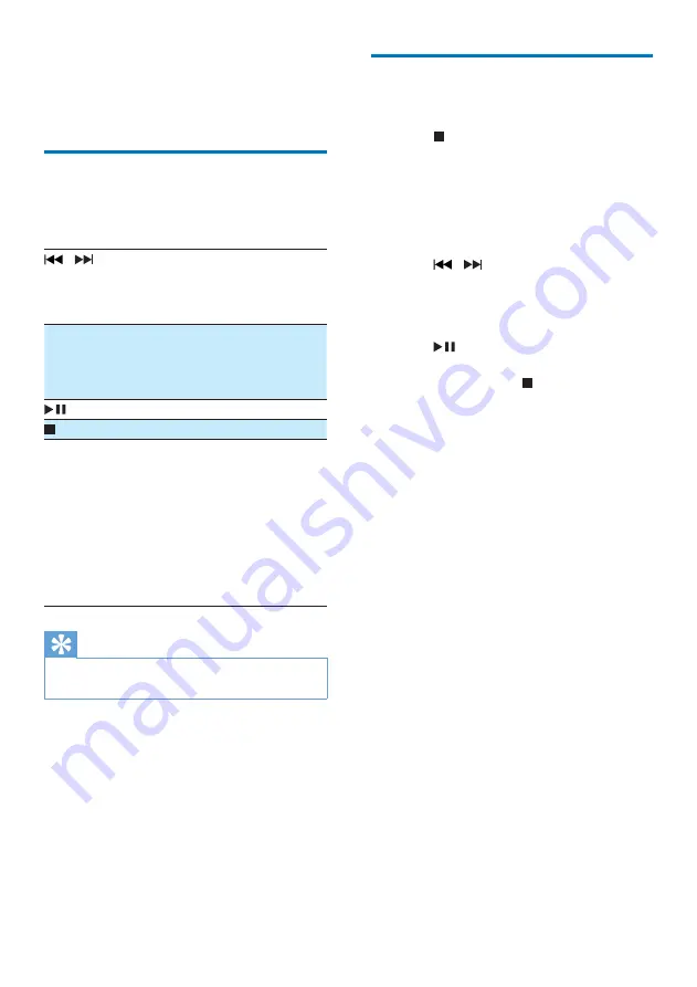 Philips AZ318 User Manual Download Page 12