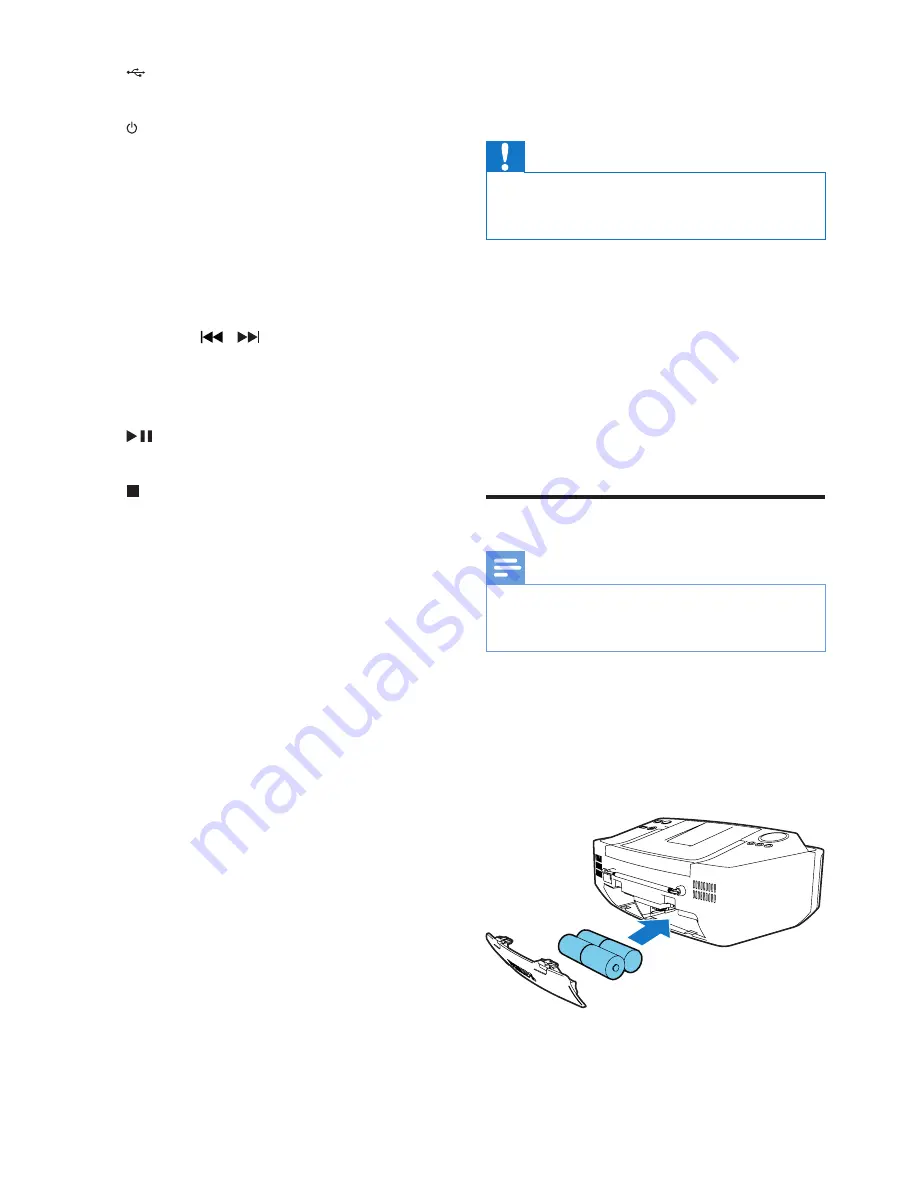 Philips AZ420/12 User Manual Download Page 7