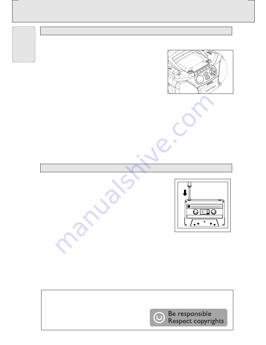 Philips AZ5160 User Manual Download Page 18