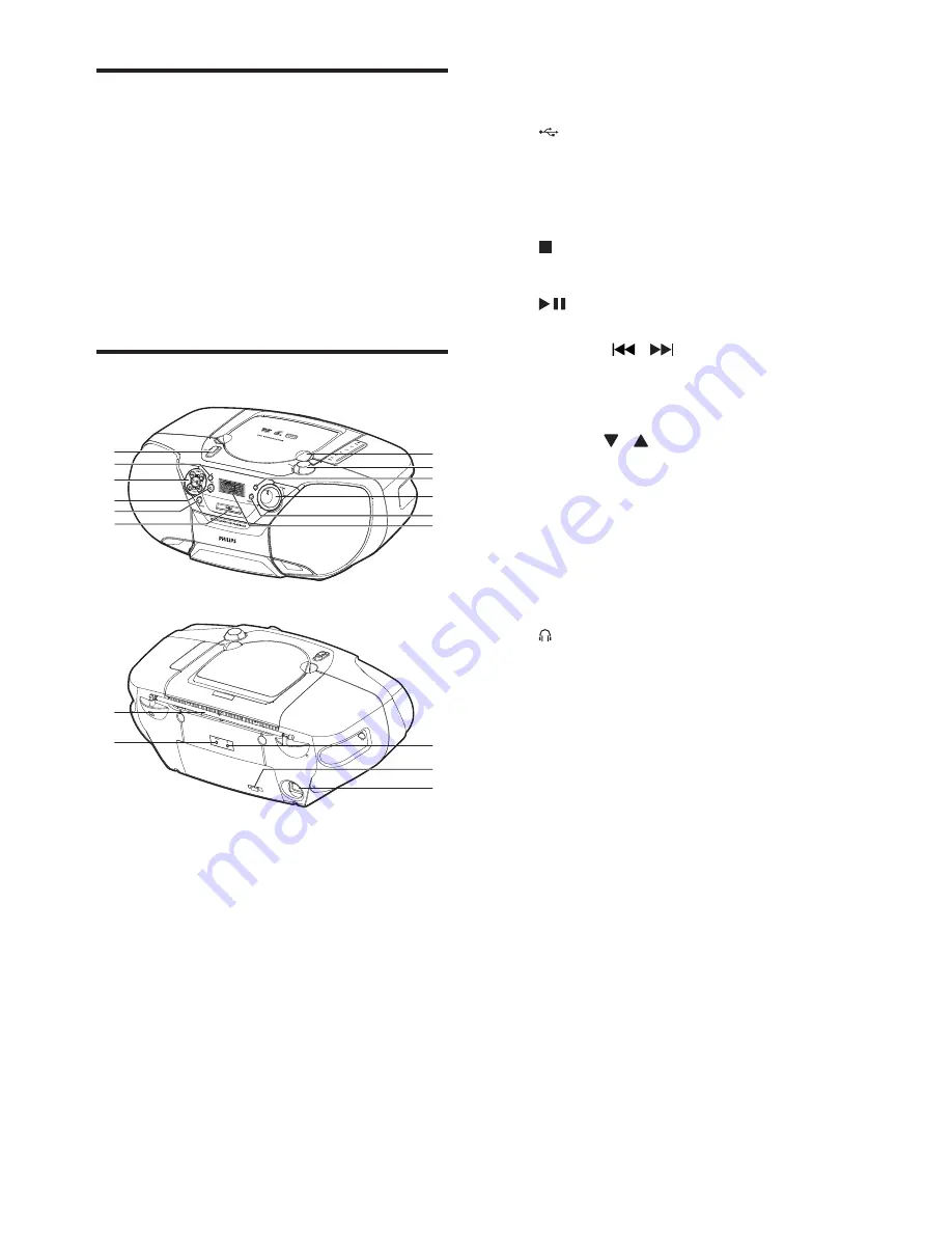 Philips AZ5741/98 Скачать руководство пользователя страница 6