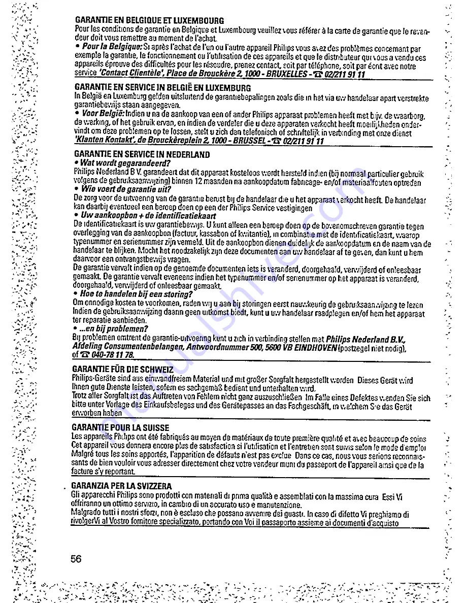 Philips AZ6815 User Manual Download Page 16