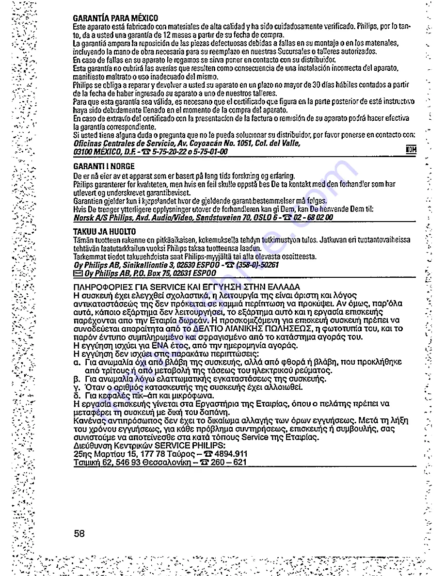 Philips AZ6815 User Manual Download Page 18