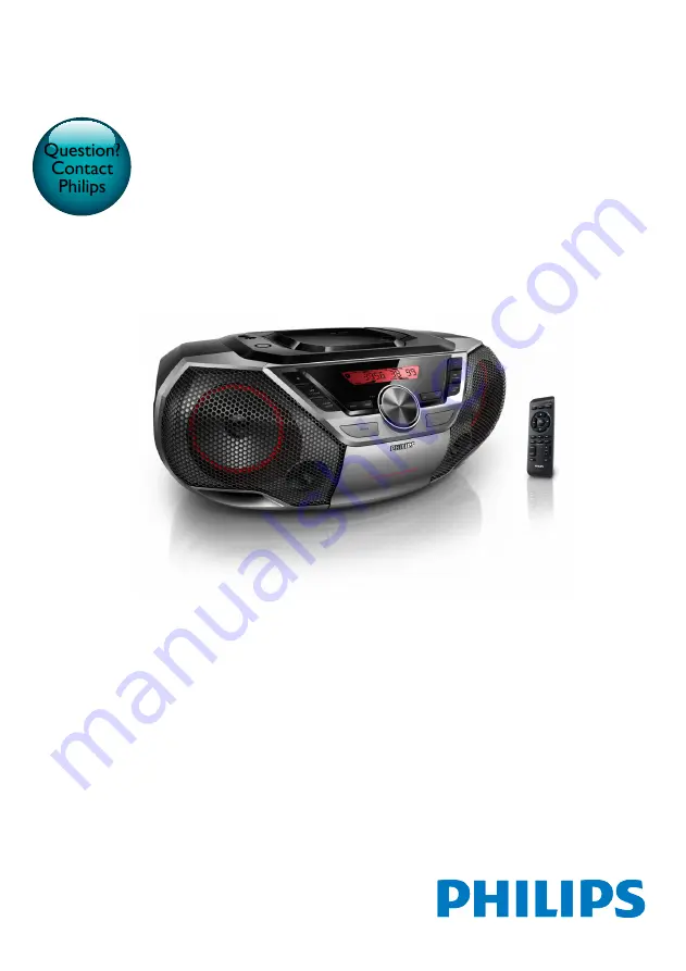 Philips AZ700T User Manual Download Page 1