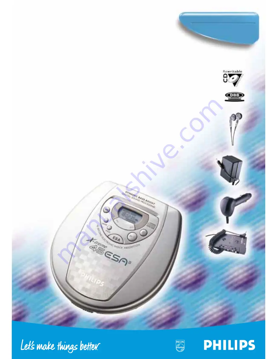 Philips AZ7881/00 Скачать руководство пользователя страница 5