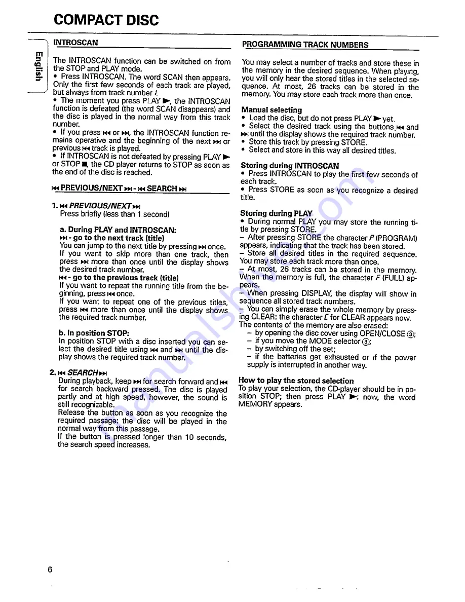 Philips AZ8012 User Manual Download Page 6