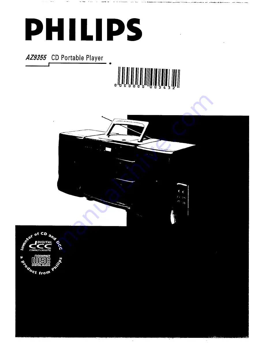 Philips AZ9355 User Manual Download Page 1