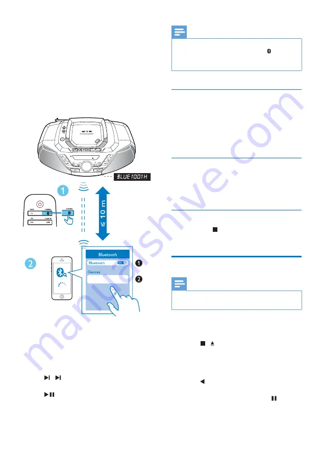 Philips AZB798T User Manual Download Page 12