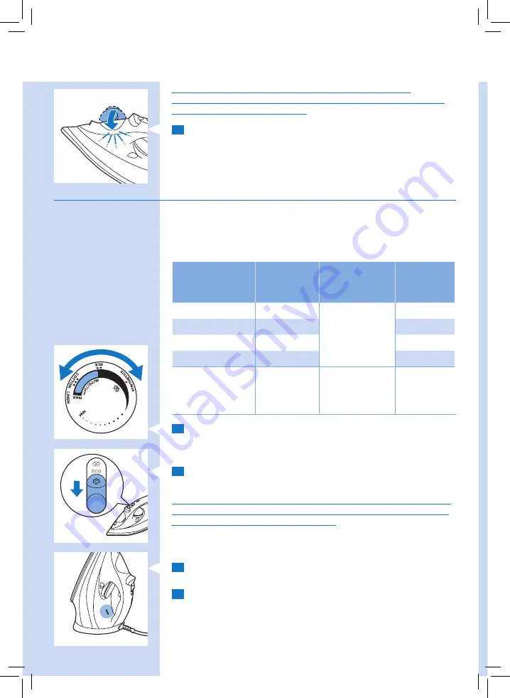 Philips Azur Performer Plus GC4500 Series User Manual Download Page 11