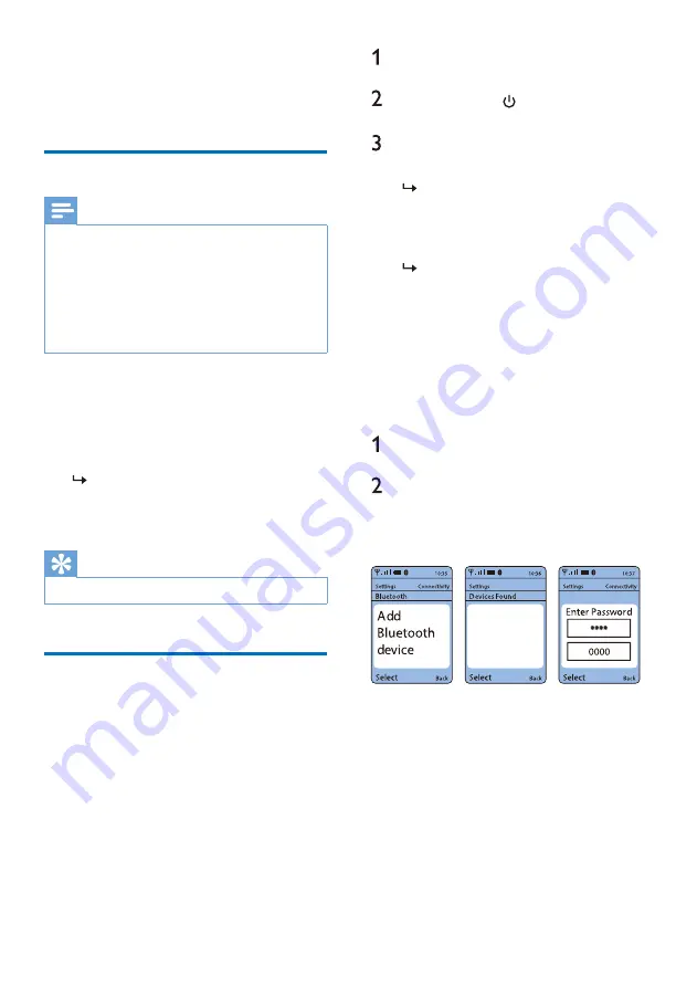 Philips BASS+ On-Ear BH305 User Manual Download Page 6