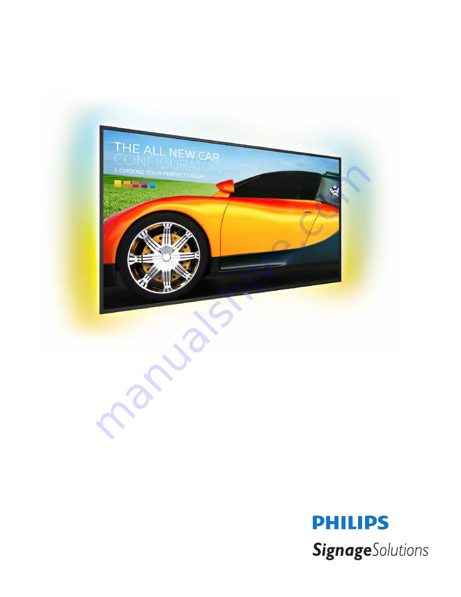 Philips BDL4835QL User Manual Download Page 1