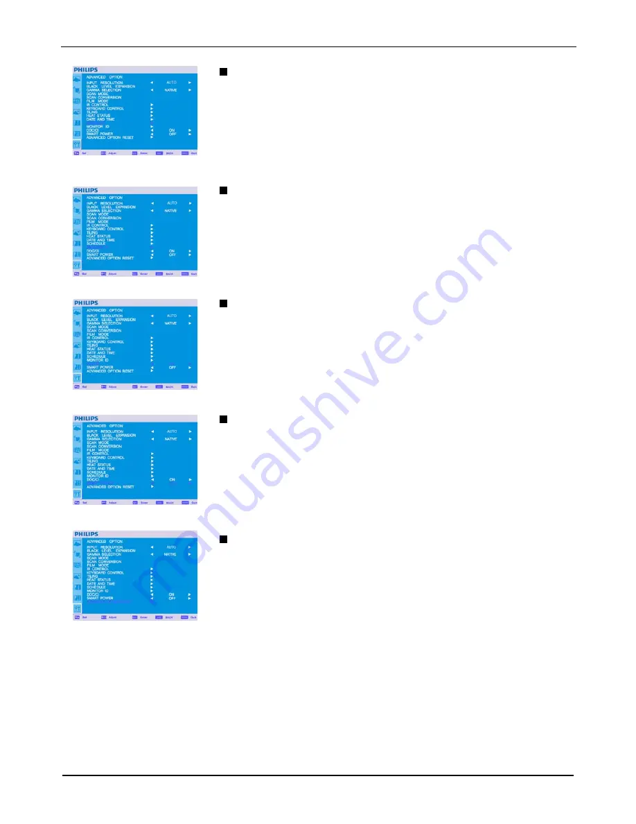 Philips BDL5231V User Manual Download Page 42