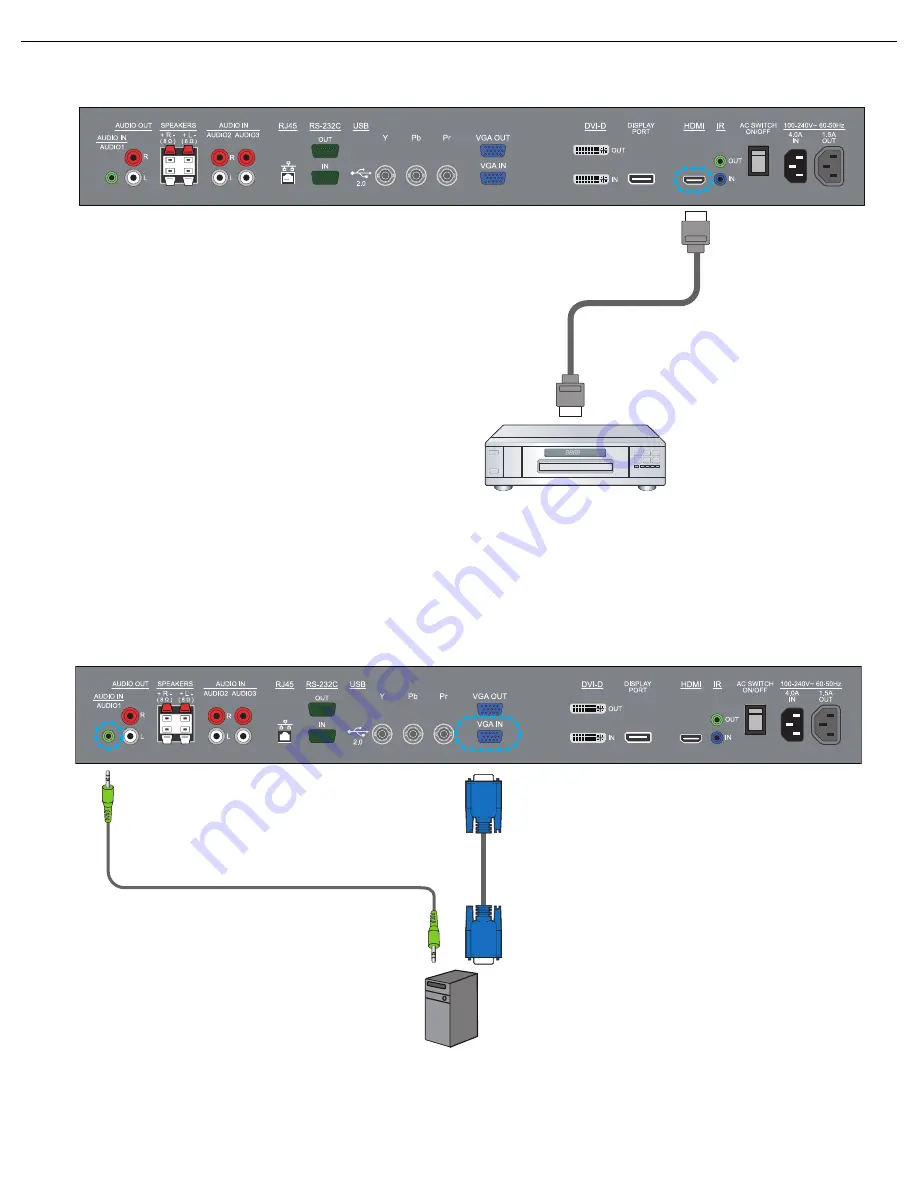 Philips BDL5585XL - User Manual Download Page 20