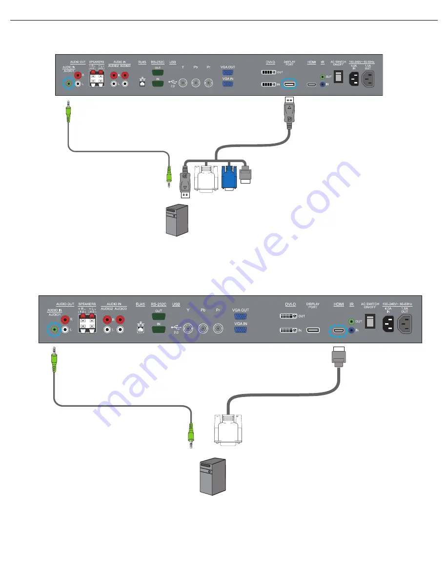 Philips BDL5585XL - User Manual Download Page 22