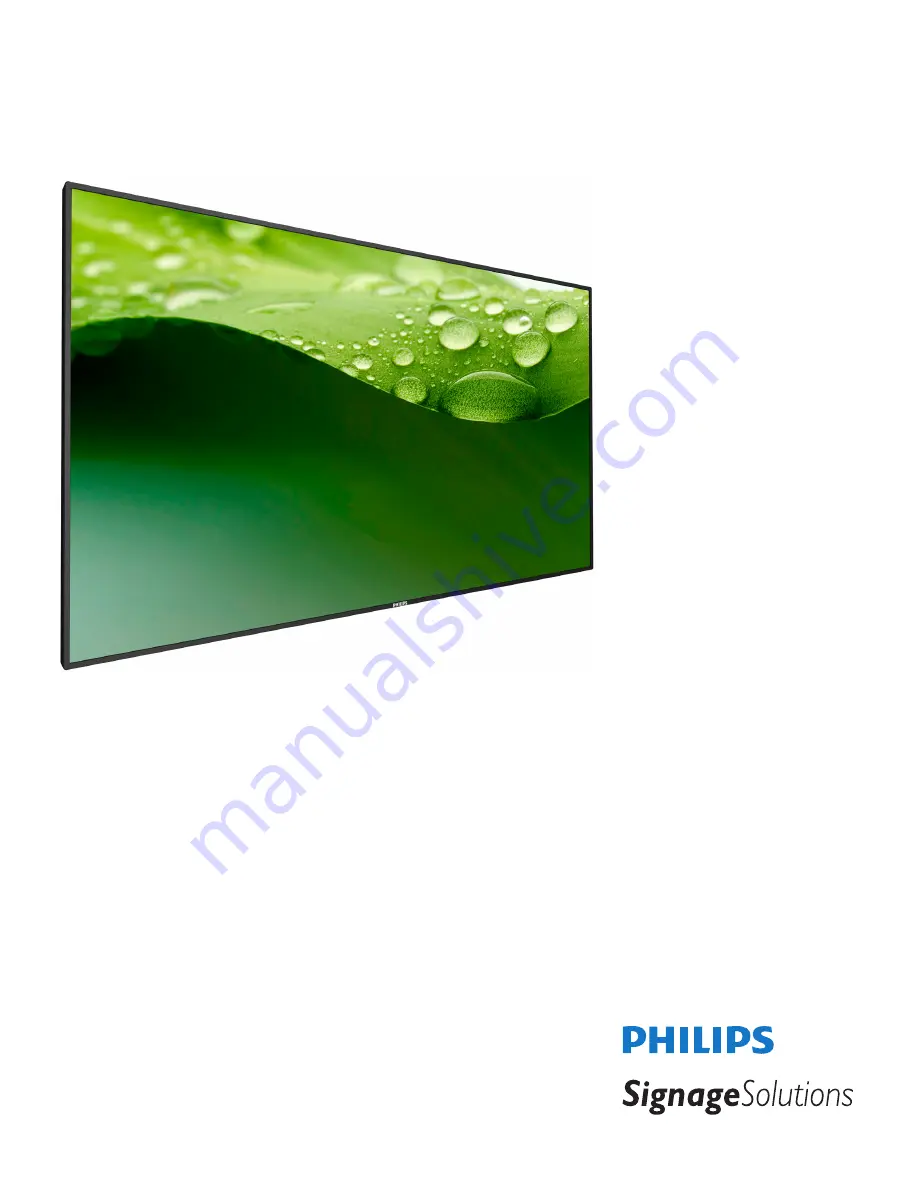 Philips BDL5590VL User Manual Download Page 1